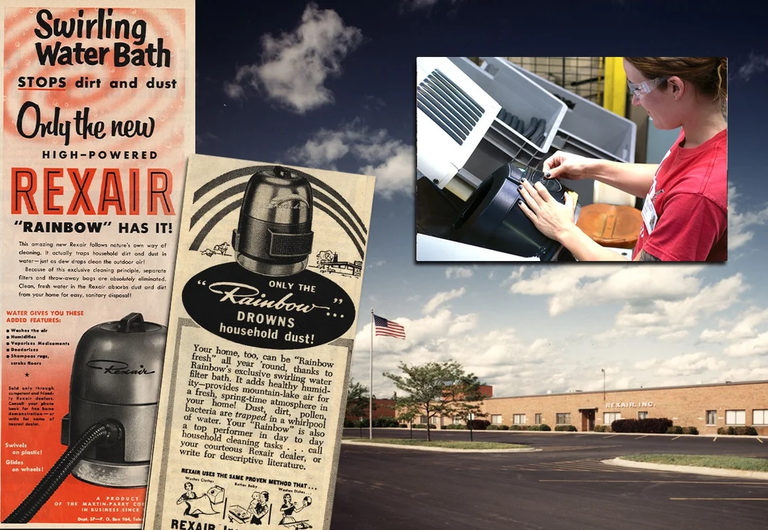 rainbow vacuum redair history